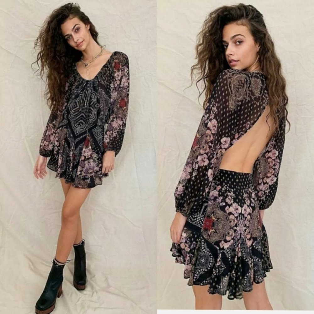 Free people Seven Wonders Mini Dress NWT M